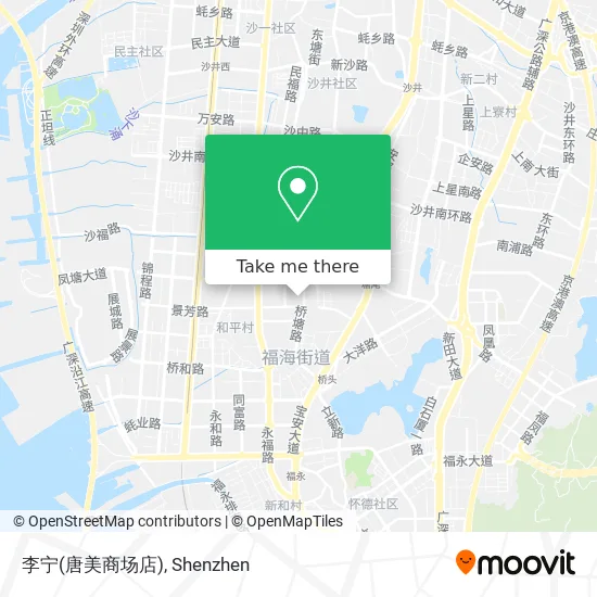 李宁(唐美商场店) map