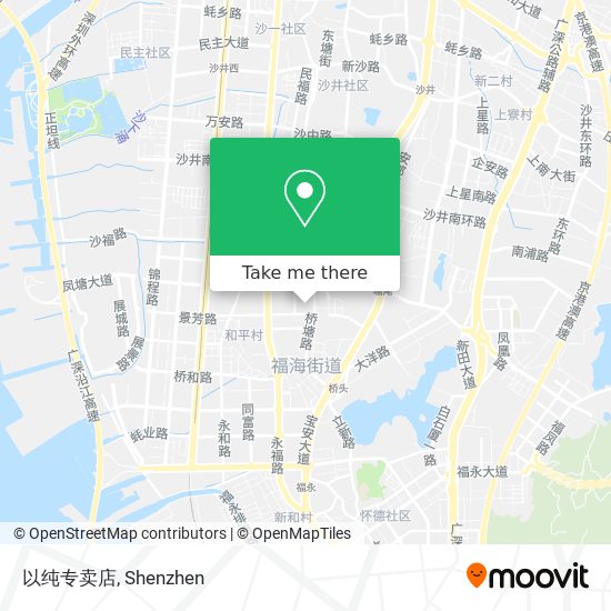 以纯专卖店 map