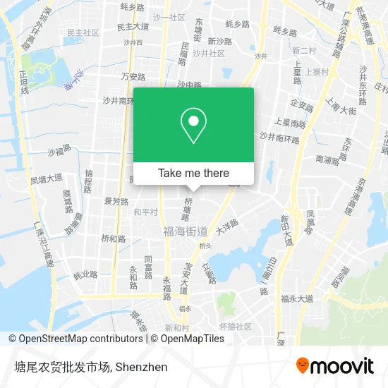 塘尾农贸批发市场 map