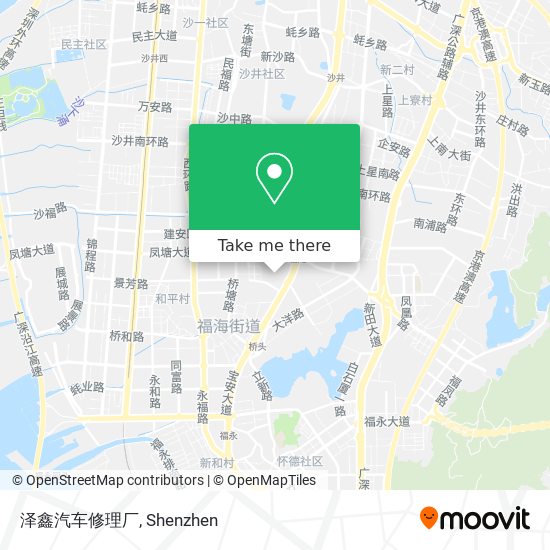 泽鑫汽车修理厂 map