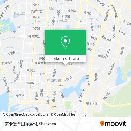 莱卡造型国际连锁 map