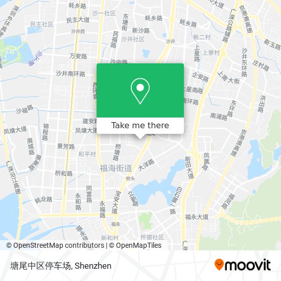 塘尾中区停车场 map