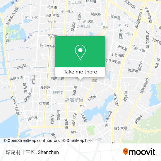 塘尾村十三区 map