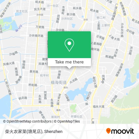 柴火农家菜(塘尾店) map