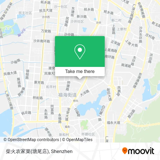 柴火农家菜(塘尾店) map