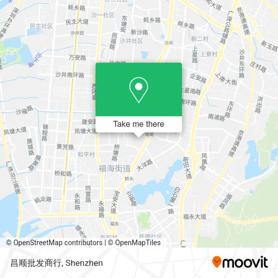 昌顺批发商行 map