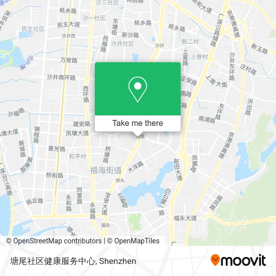 塘尾社区健康服务中心 map