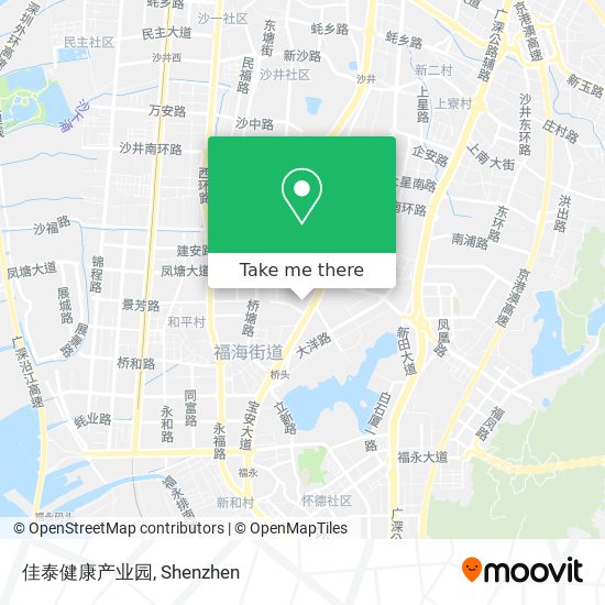 佳泰健康产业园 map