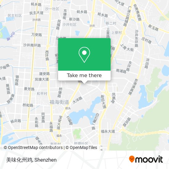 美味化州鸡 map