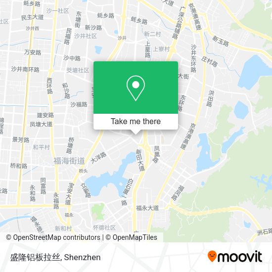 盛隆铝板拉丝 map