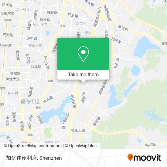 加亿佳便利店 map