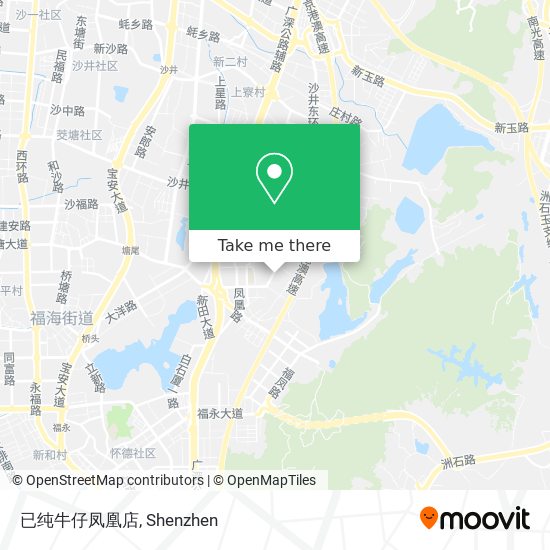 已纯牛仔凤凰店 map
