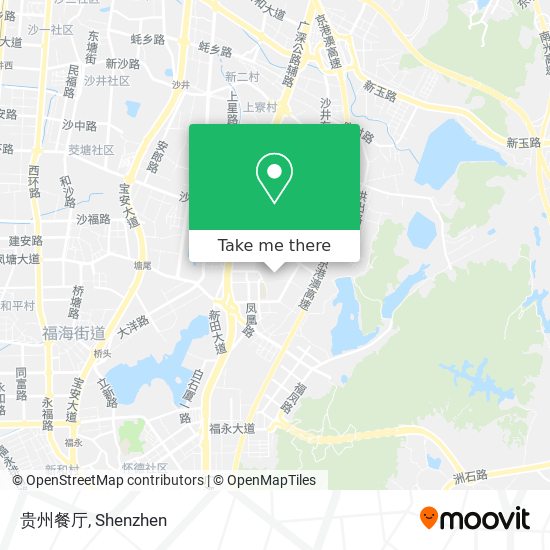 贵州餐厅 map