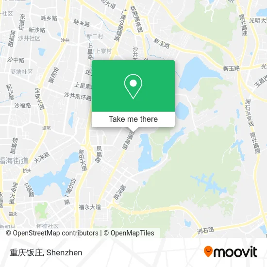 重庆饭庄 map