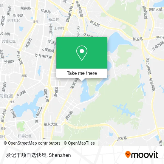 发记丰顺自选快餐 map