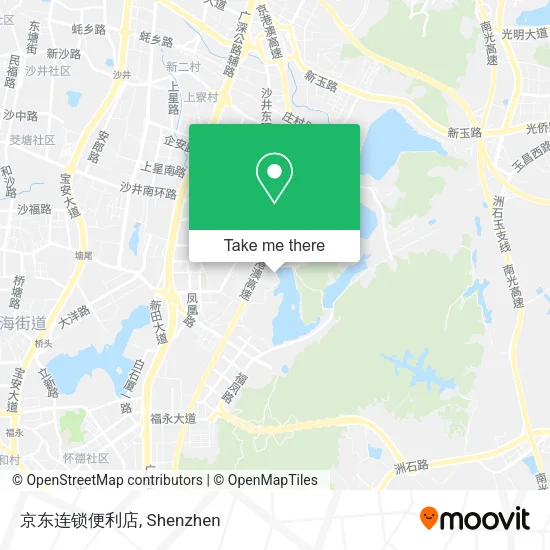 京东连锁便利店 map