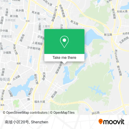 南坡小区20号 map