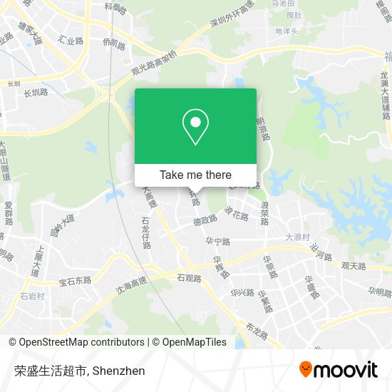 荣盛生活超市 map