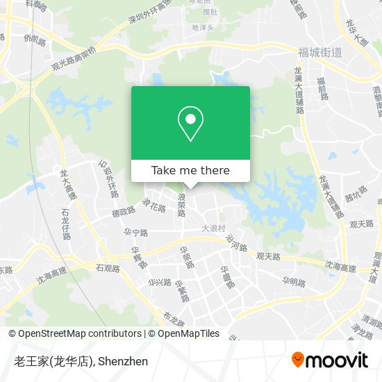 老王家(龙华店) map