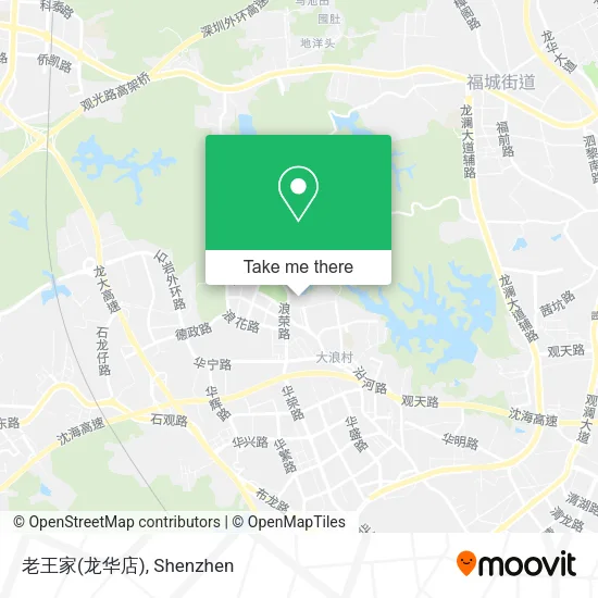 老王家(龙华店) map