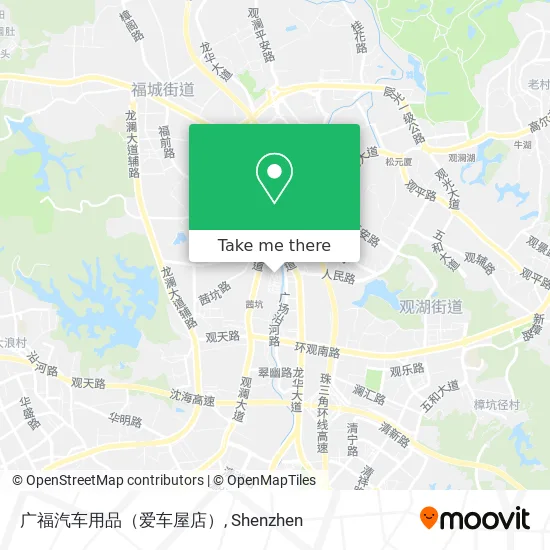 广福汽车用品（爱车屋店） map