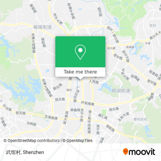 武馆村 map