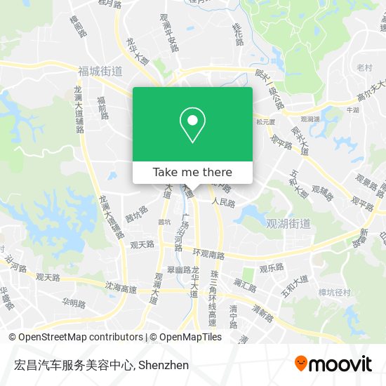 宏昌汽车服务美容中心 map