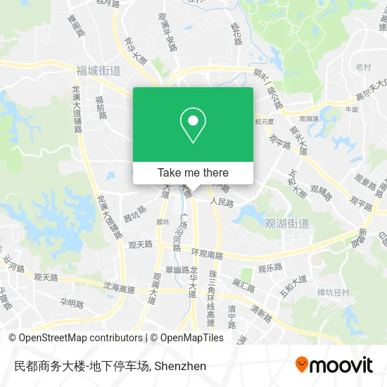 民都商务大楼-地下停车场 map