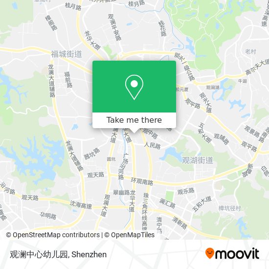 观澜中心幼儿园 map