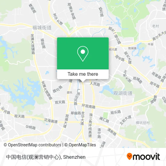 中国电信(观澜营销中心) map