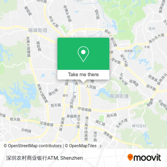 深圳农村商业银行ATM map
