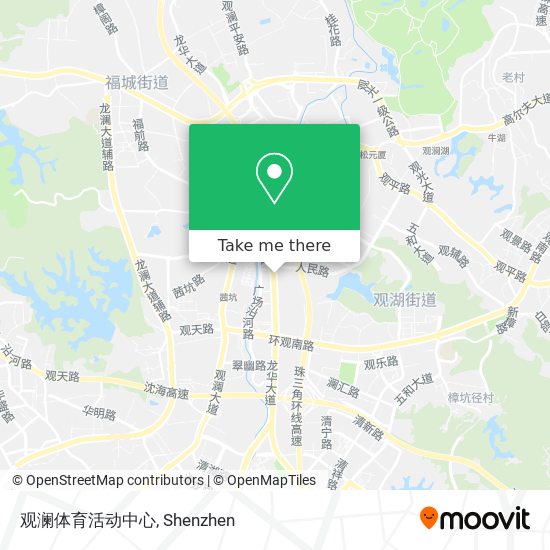 观澜体育活动中心 map