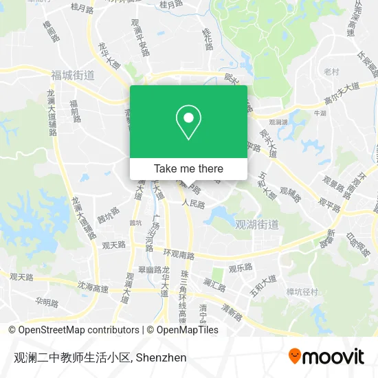 观澜二中教师生活小区 map