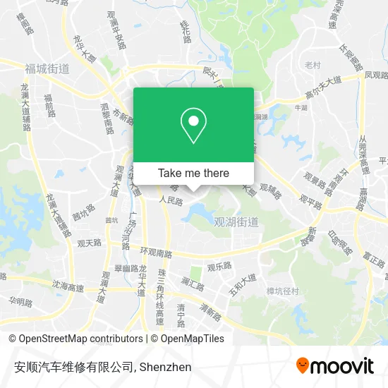 安顺汽车维修有限公司 map