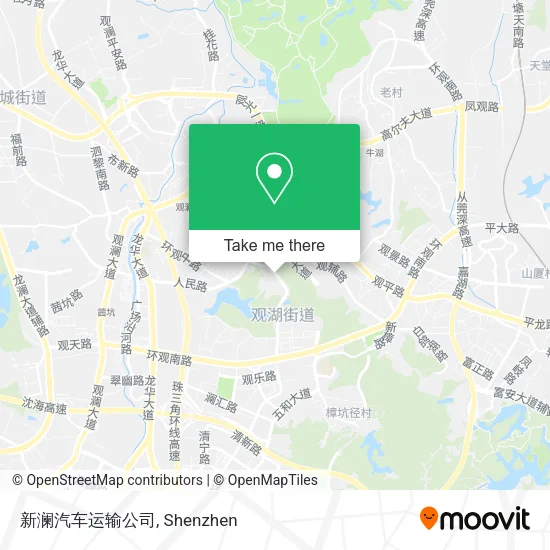 新澜汽车运输公司 map