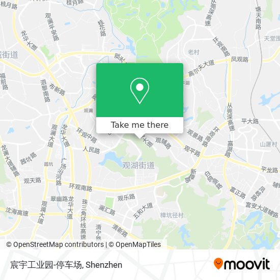 宸宇工业园-停车场 map