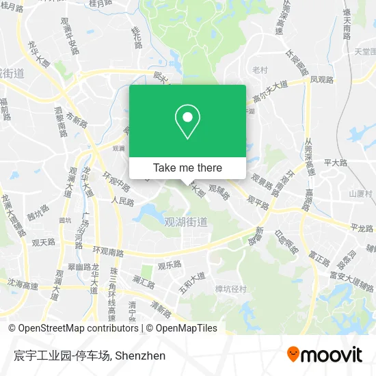 宸宇工业园-停车场 map