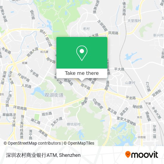 深圳农村商业银行ATM map