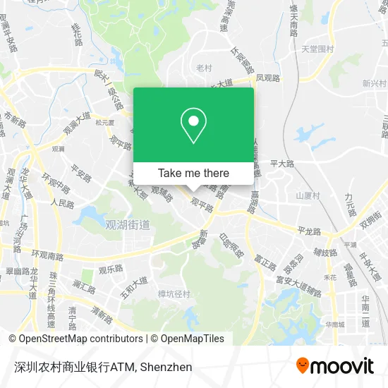 深圳农村商业银行ATM map