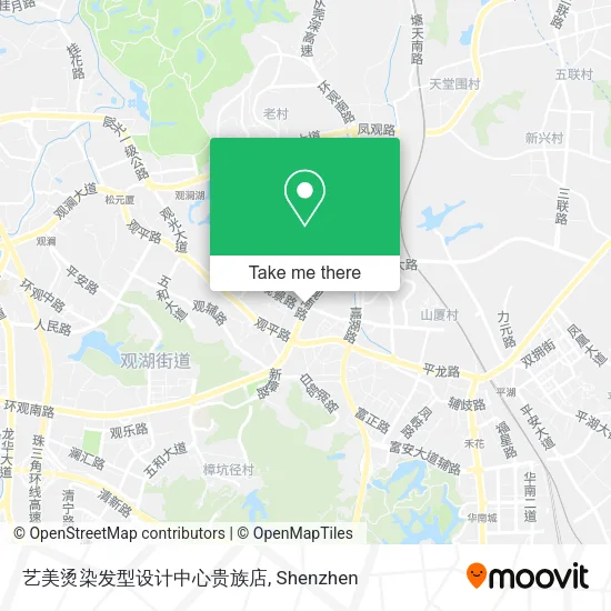 艺美烫染发型设计中心贵族店 map