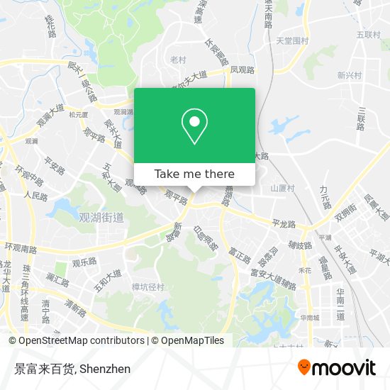 景富来百货 map