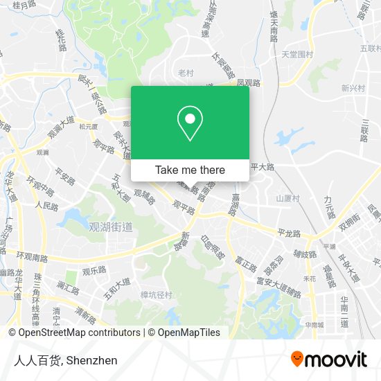 人人百货 map