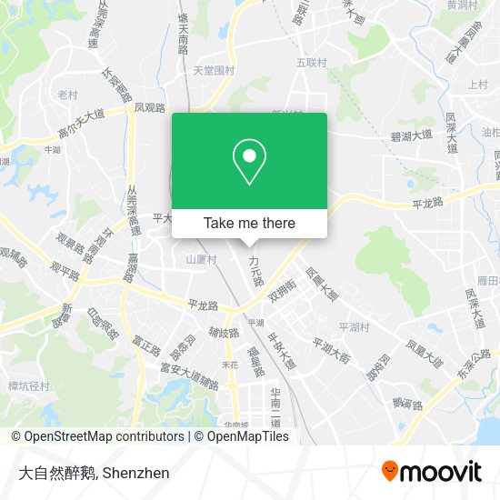 大自然醉鹅 map