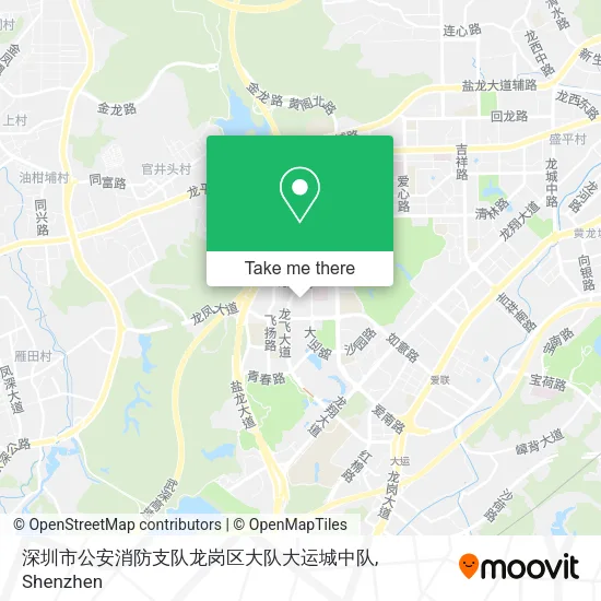 深圳市公安消防支队龙岗区大队大运城中队 map