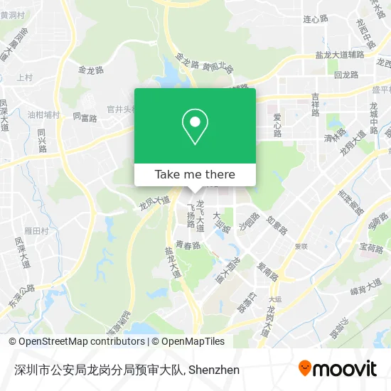 深圳市公安局龙岗分局预审大队 map