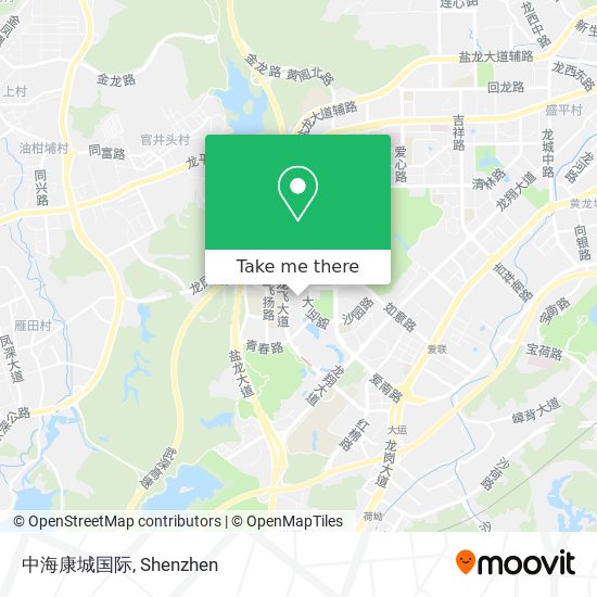 中海康城国际 map