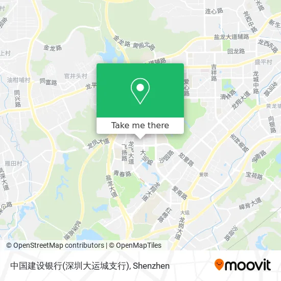 中国建设银行(深圳大运城支行) map