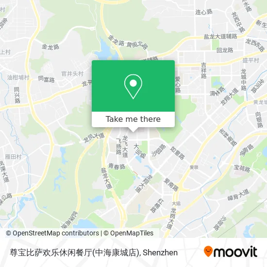 尊宝比萨欢乐休闲餐厅(中海康城店) map