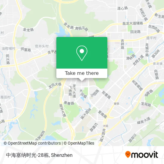 中海塞纳时光-28栋 map
