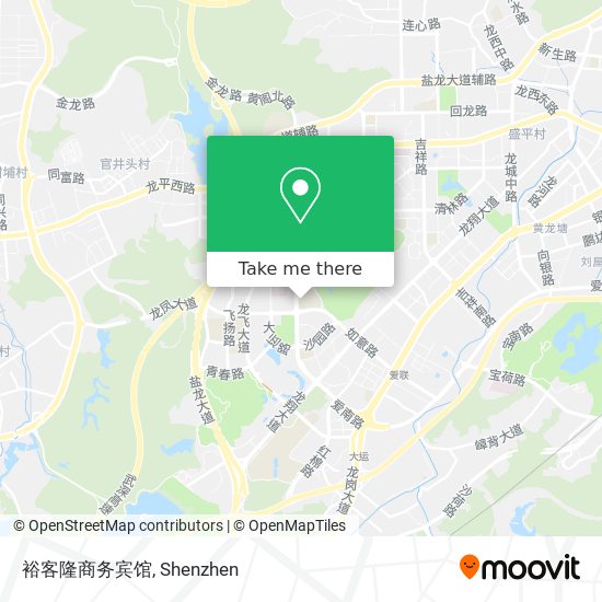 裕客隆商务宾馆 map